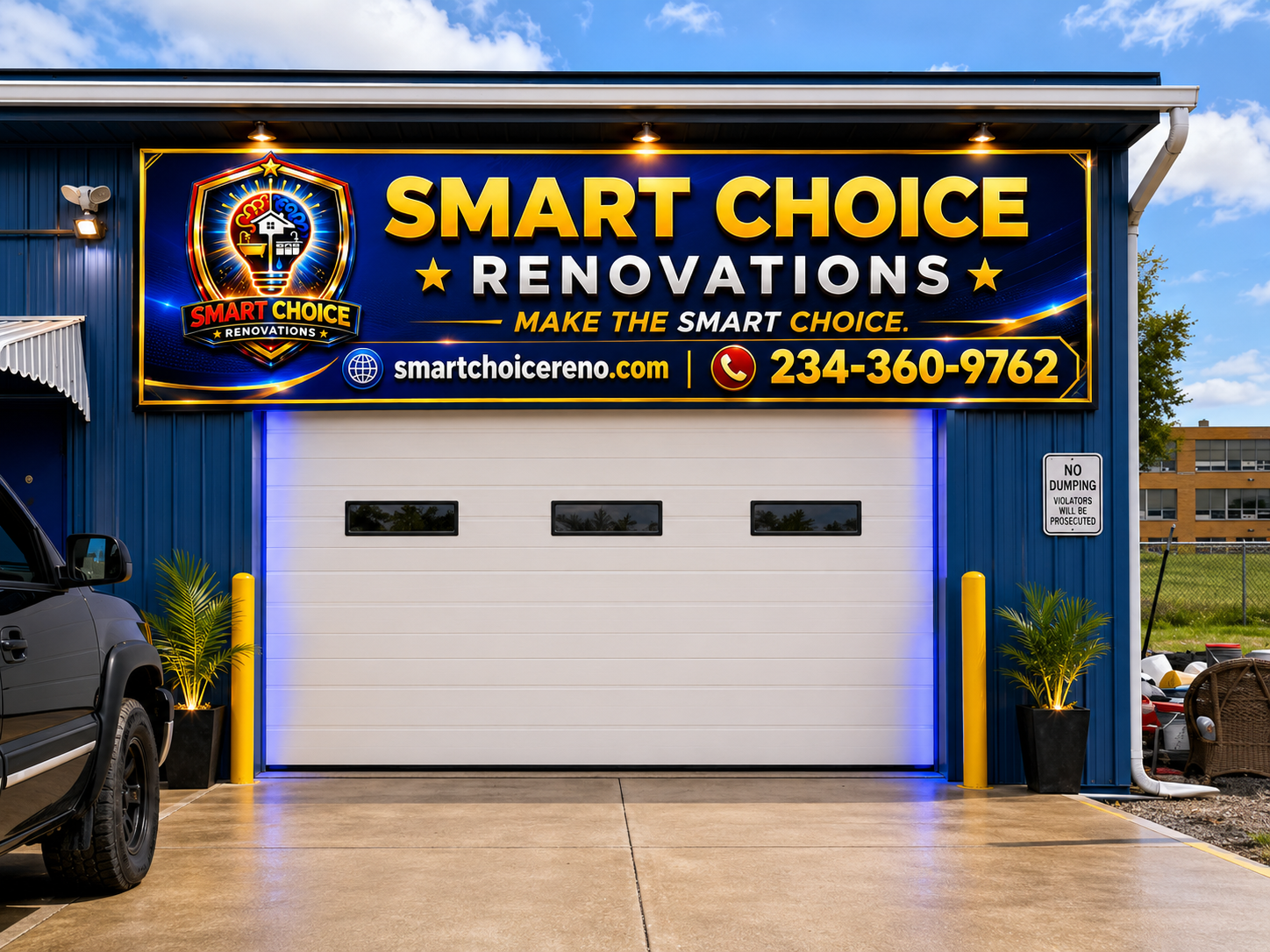 Smart Choice Renovations storefront at 1600 Cleveland Ave SW, Canton, OH 44707